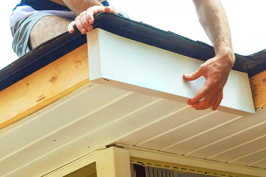 River Cities Seamless Gutters - aluminum fascia installation - Granite City, IL Metro East