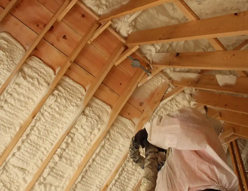 River Cities Seamless Gutters - spray foam insulation, residential - Granite City, IL Metro East